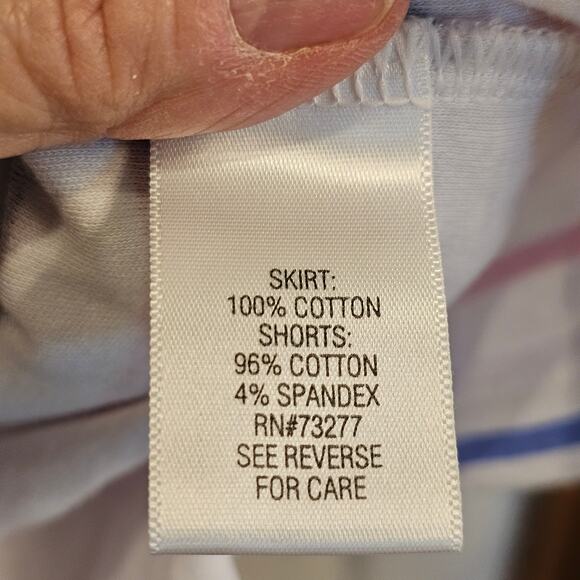 Croft & Barrow Women's Golf Skort XL Striped Pull-On Athletic Summer Wear - Picture 5 of 5